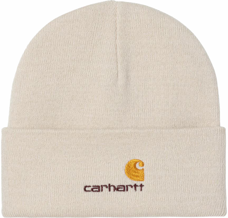 Carhartt Wip Cuffia American Script Beanie Moonbeam Uomo - 1