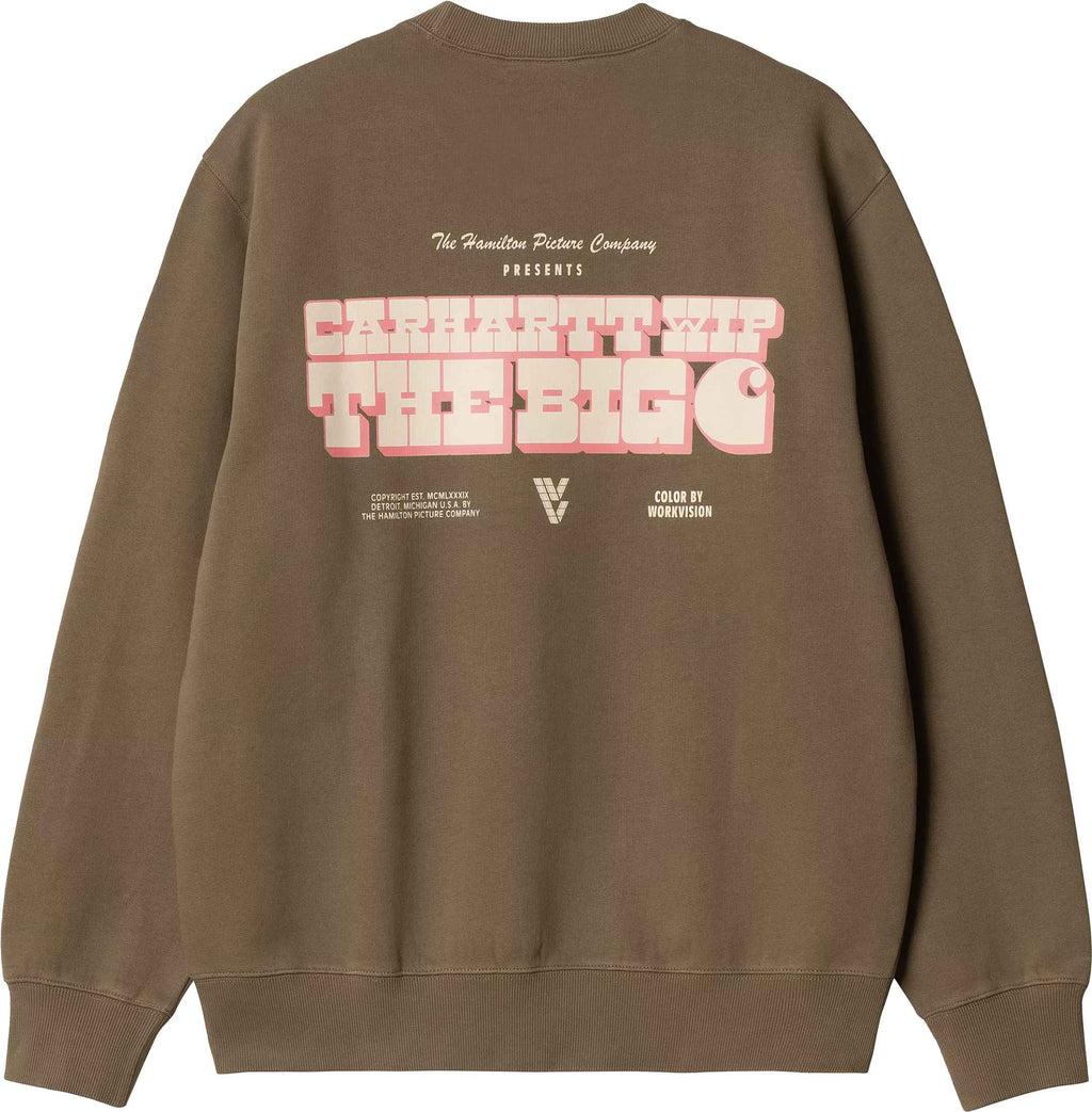 Carhartt Wip Felpa Greatest Flicks Sweat Coconut Uomo - 1