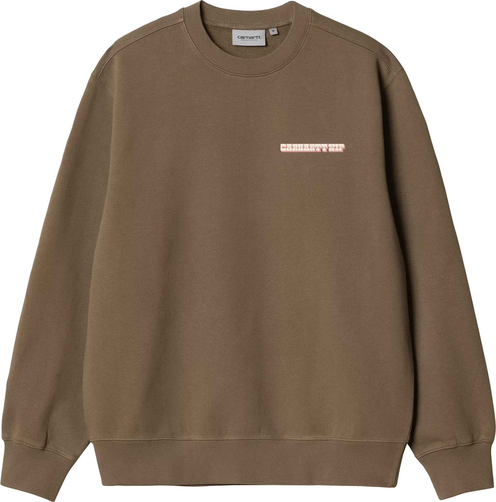 Carhartt Wip Felpa Greatest Flicks Sweat Coconut Uomo - 2
