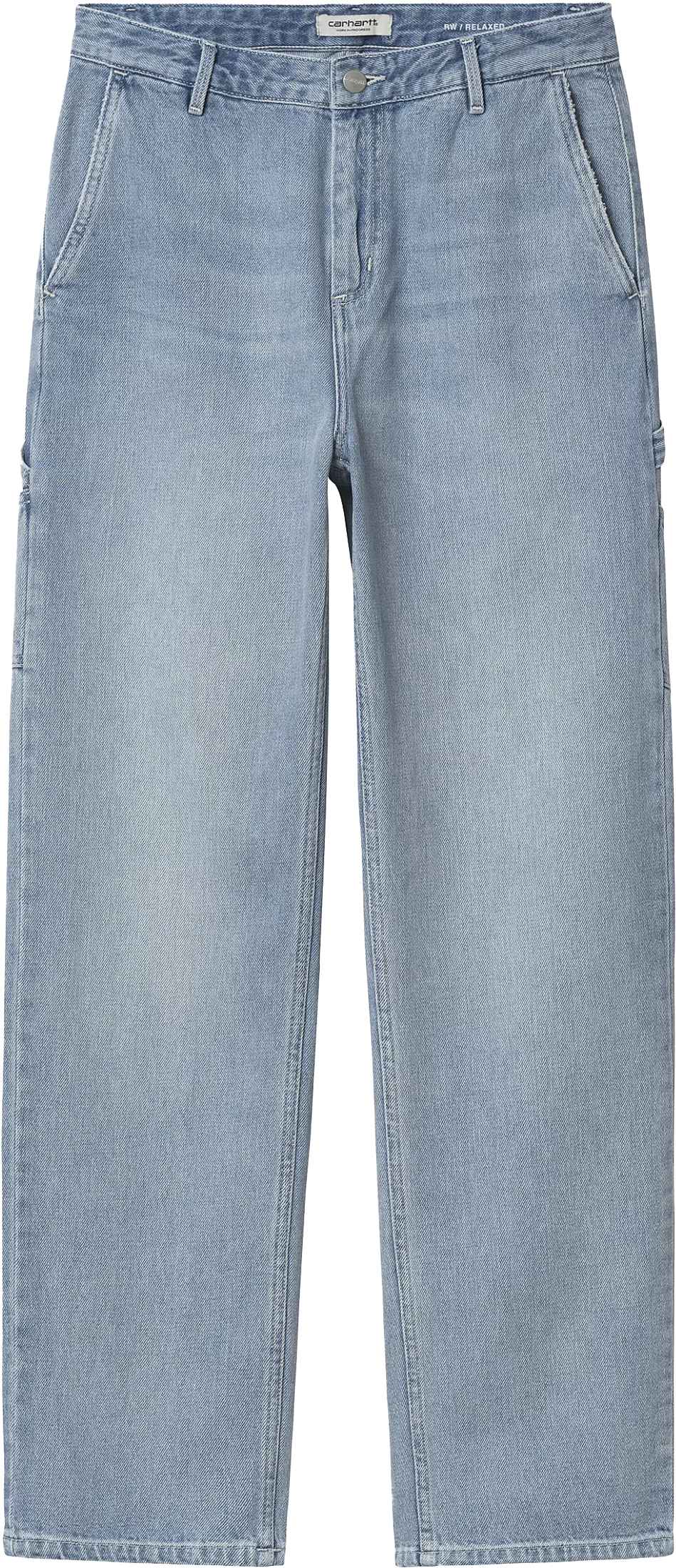 Carhartt Wip Jeans W Pierce Pant Straight Blue Light Stone Washed Bluelight Donna - 2