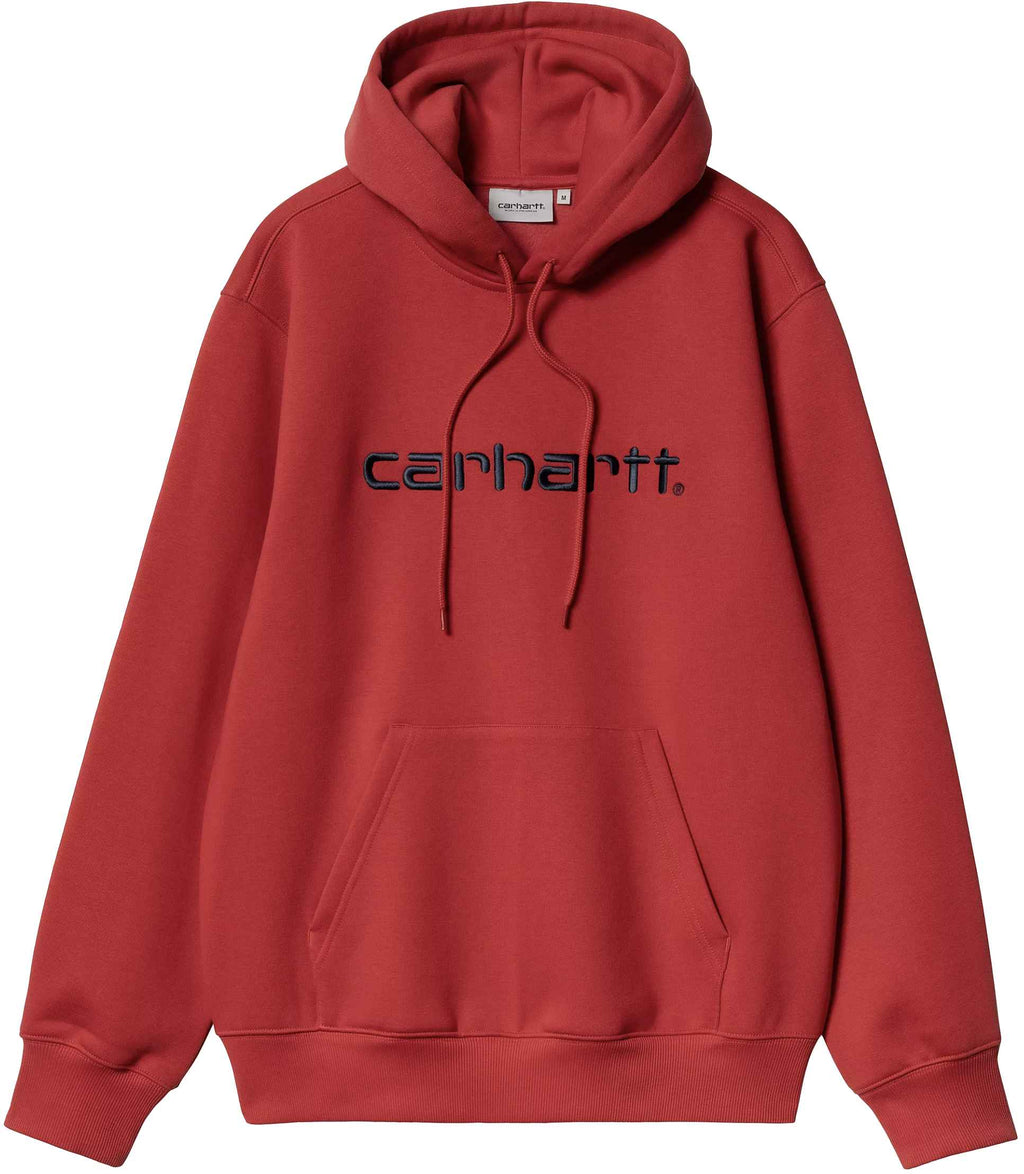 Carhartt Wip Felpa Hooded Carhartt Sweat Cherry Space Uomo - 1
