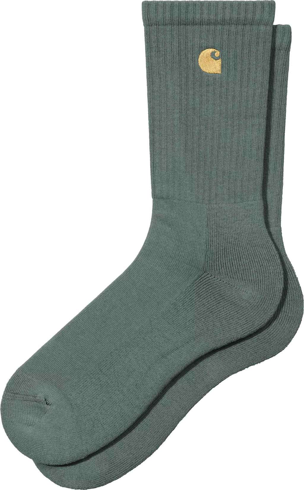 Carhartt Wip Calze Chase Socks Silver Pine Gold Silverpine Uomo - 1