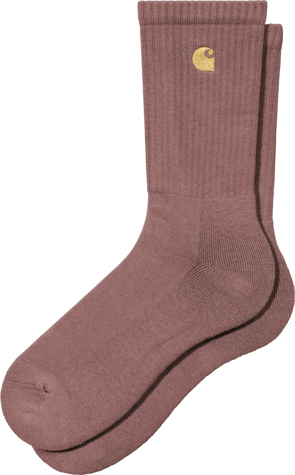Carhartt Wip Calze Chase Socks Dusty Pink Gold Dustypink Uomo - 1