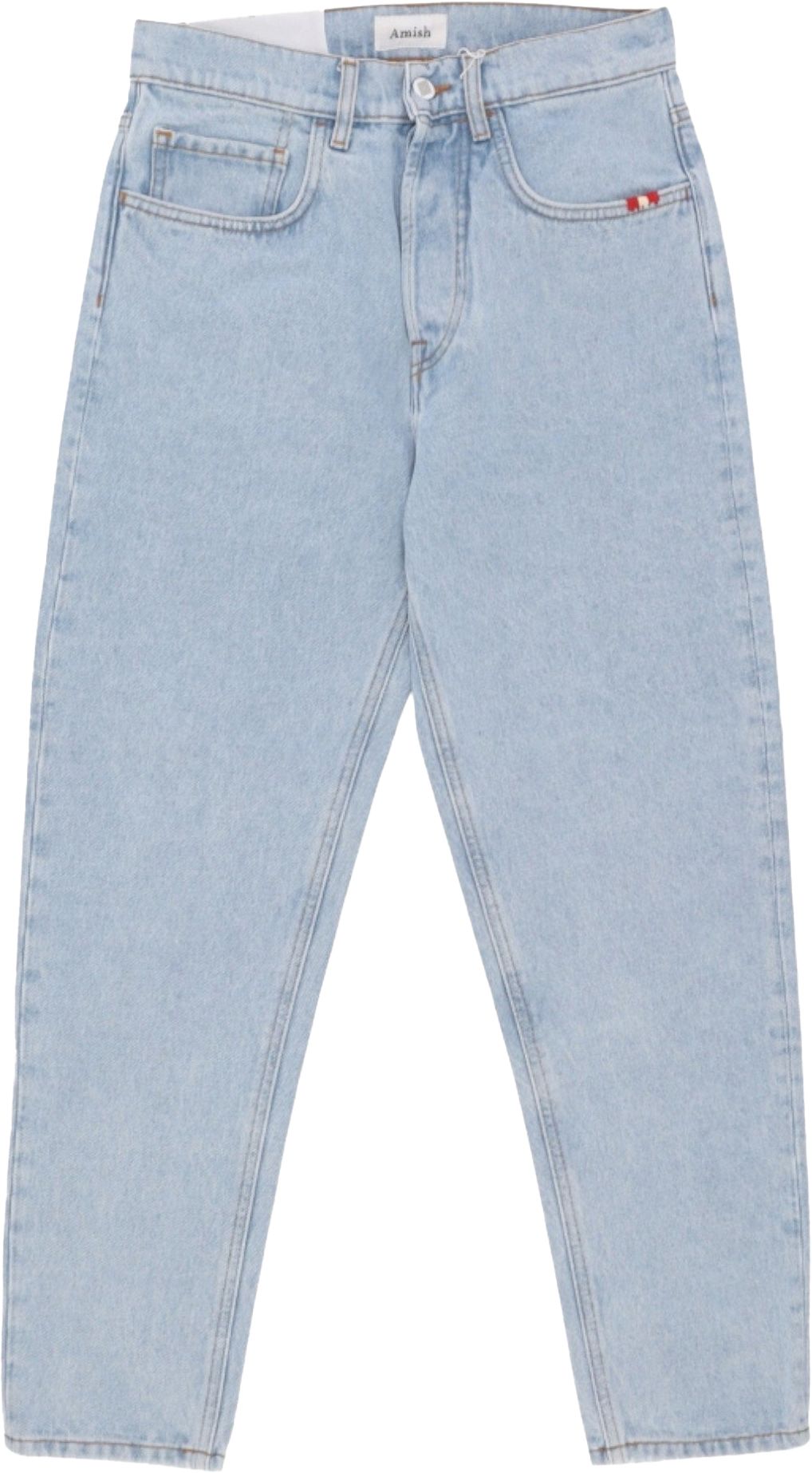 Amish Jeans Jeremiah Denim Bleached Denim Bleacheddenim Uomo - 1