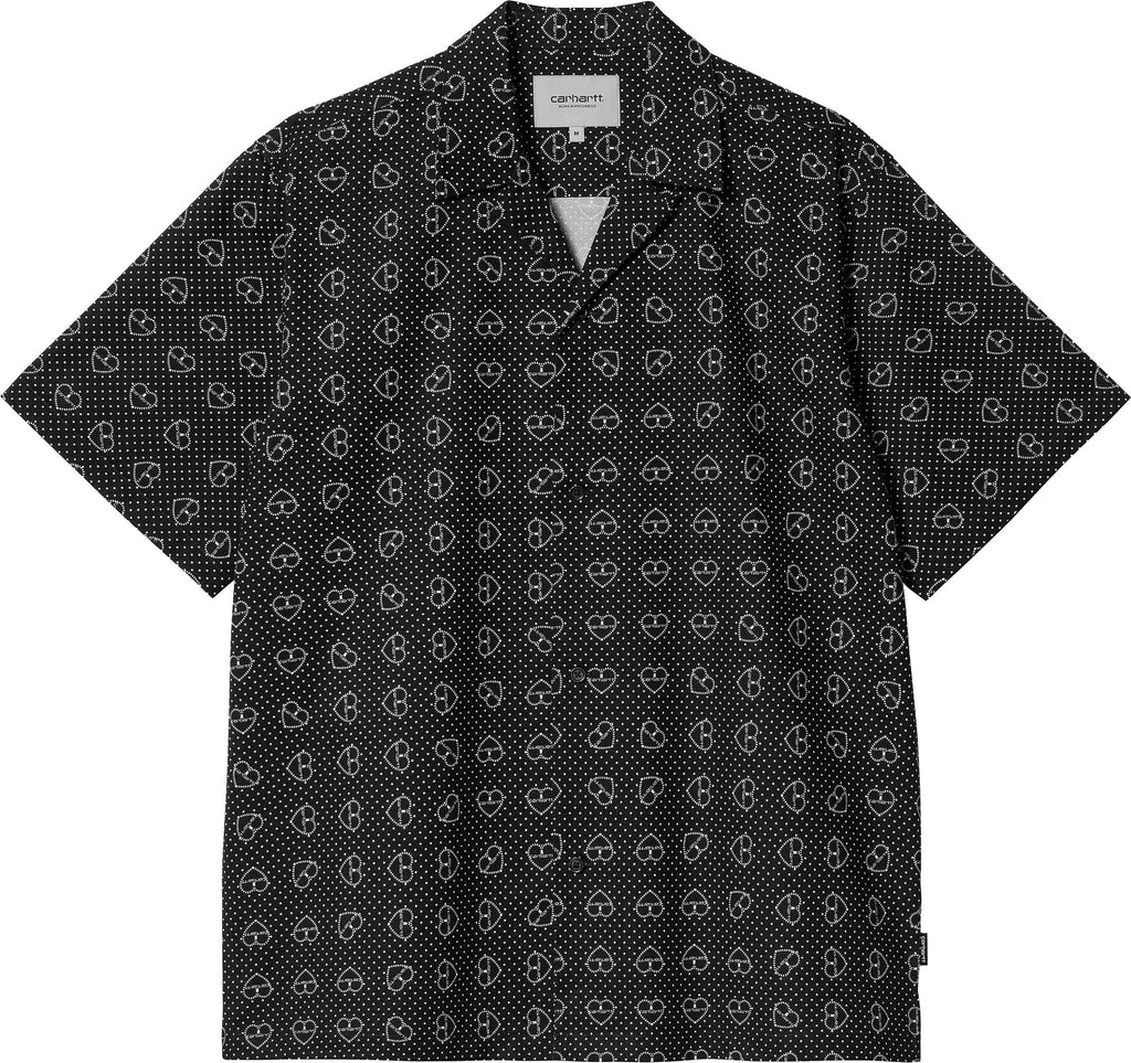Carhartt Wip Camicia Ss Furoshiki Shirt Print Black Uomo - 1