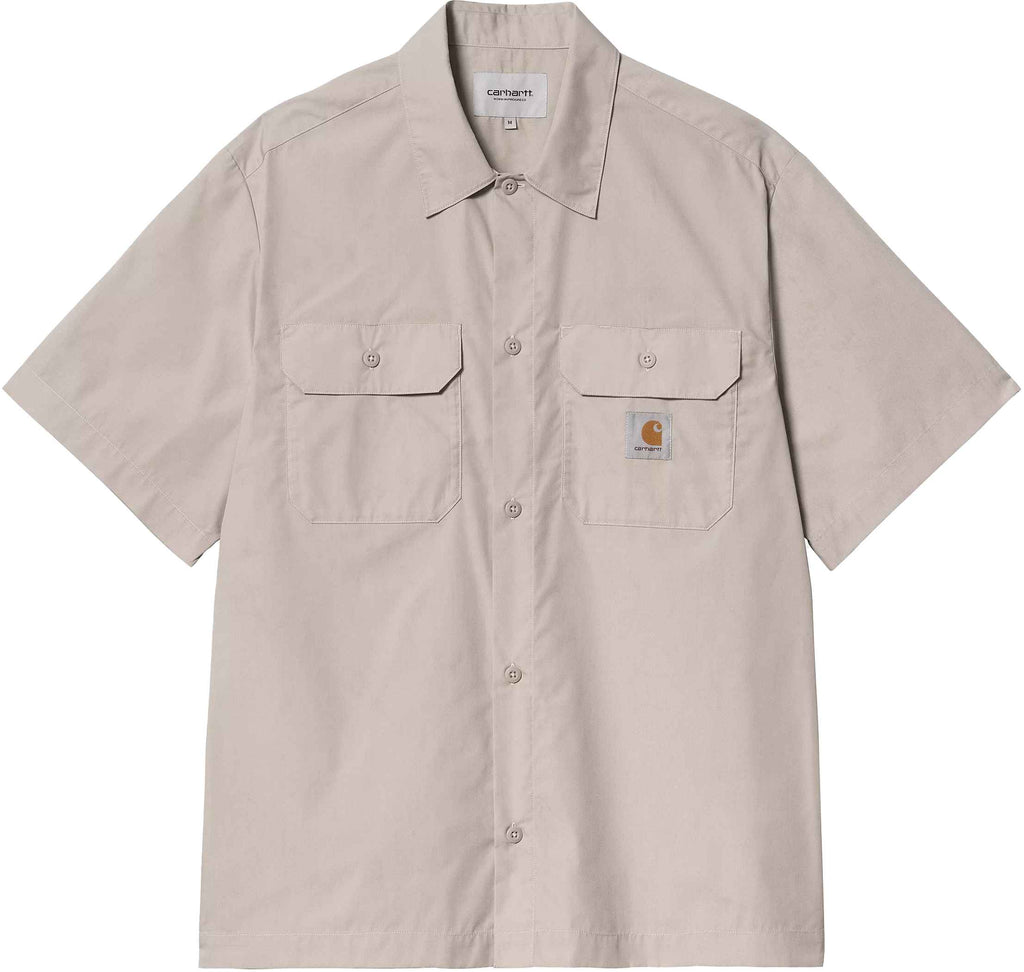 Carhartt Wip Camicia Ss Craft Shirt Dusky Beige Duskybeige Uomo - 1