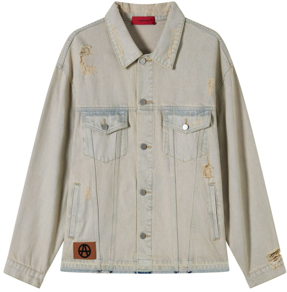 Acupuncture Giacca Acu 90 S Denim Jacket Beige Uomo - 1