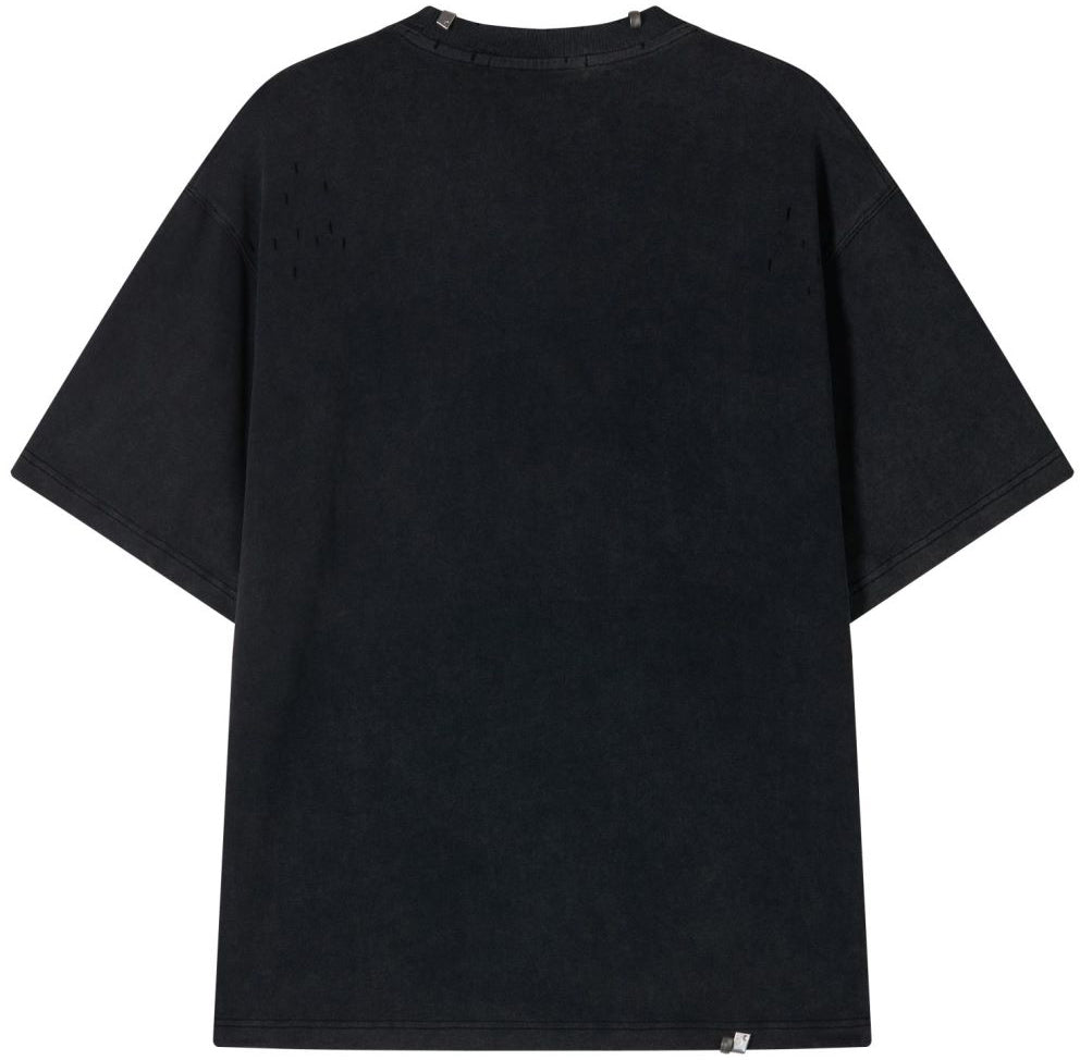 Acupuncture T-shirt Acu Piercieng T-shirt Black Uomo - 2