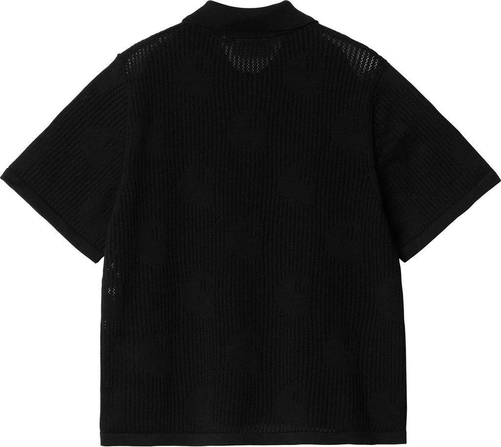 Carhartt Wip Carhartt Camicia We Ss Template Knit Shirt Black Donna - 2