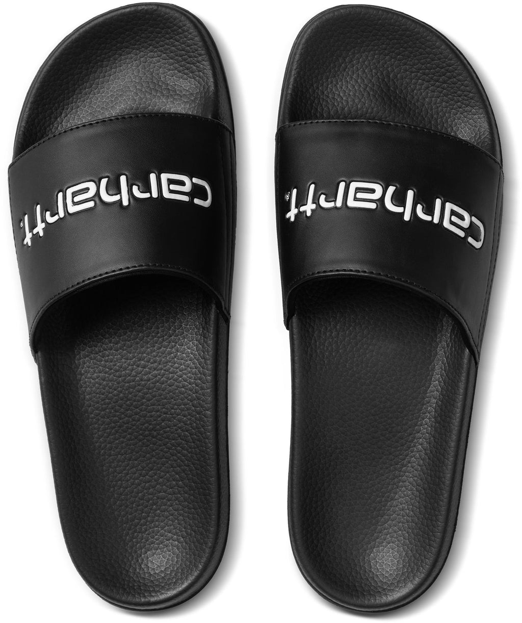 Carhartt Wip Ciabatte Slippers Black White Uomo - 1