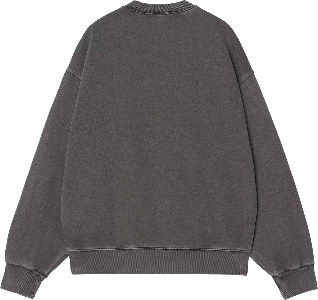 Carhartt Wip Felpa Nelson Sweat Graphite Garment Dyed Graphitegarmentdyed Uomo - 2