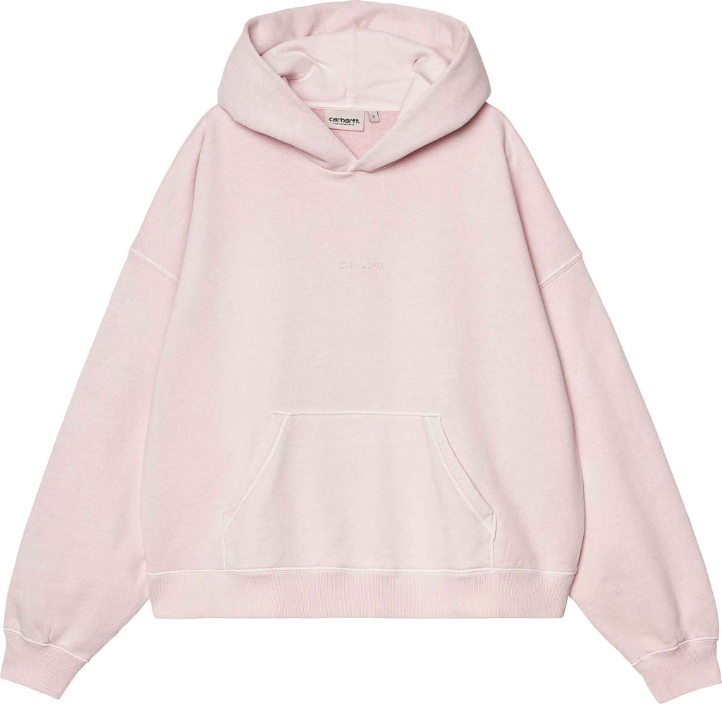 Carhartt Wip Felpa W Hooded Benton Sweat Air Pink Garment Dyed Airpinkgarmentdyed Donna - 1