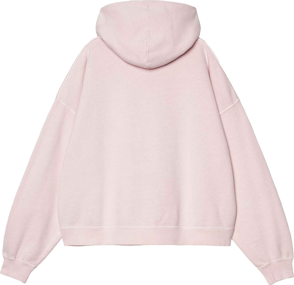 Carhartt Wip Felpa W Hooded Benton Sweat Air Pink Garment Dyed Airpinkgarmentdyed Donna - 2