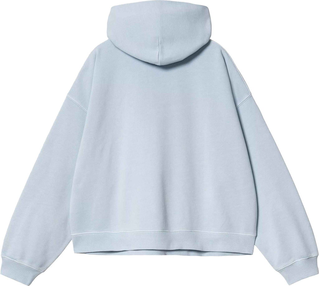 Carhartt Wip Felpa W Hooded Benton Sweat Air Sky Garment Dyed Airskygarmentdyed Donna - 2