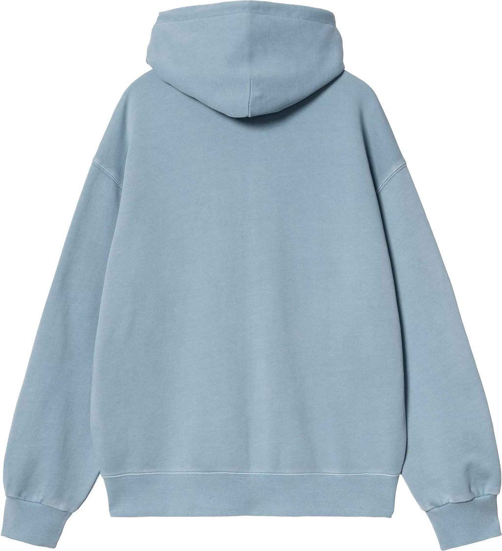 Carhartt Wip Felpa Hooded Nelson Jacket Clay Blue Garment Dyed Claybluegarmentdyed Uomo - 2