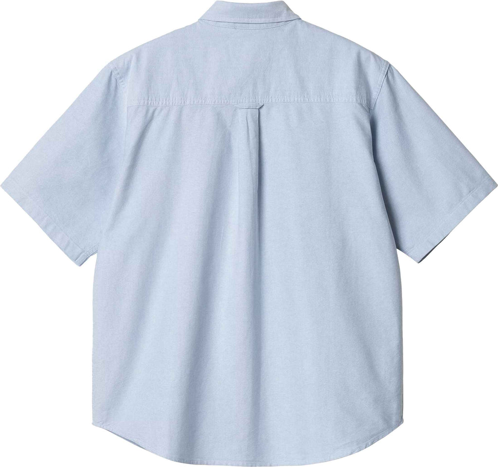 Carhartt Wip Camicia Ss Braxton Shirt Bleach Wax Bleachwax Uomo - 2