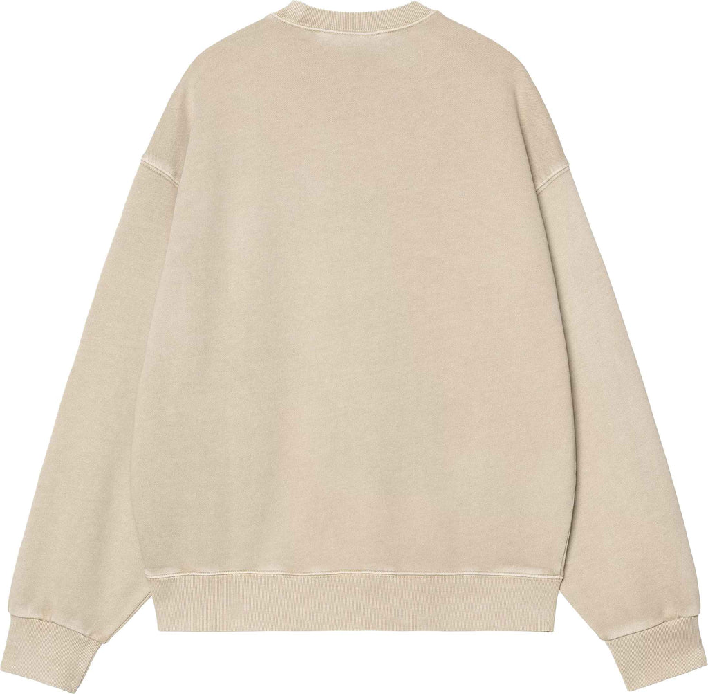 Carhartt Wip Felpa Nelson Sweat Fleur De Sel Garment Dyed Fluerdeselgarmentdyed Uomo - 2