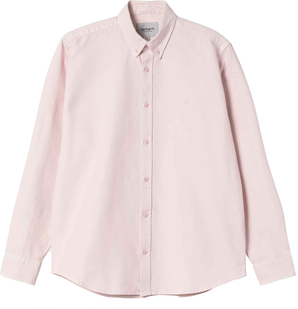 Carhartt Wip Camicia Ls Bolton Shirt Air Pink Garment Dyed Airpinkgarmentdyed Uomo - 1
