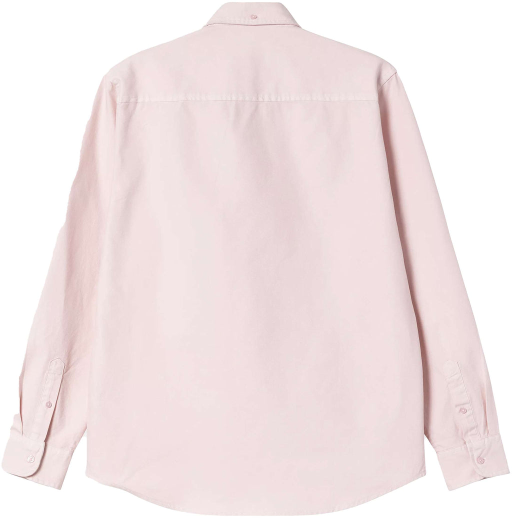 Carhartt Wip Camicia Ls Bolton Shirt Air Pink Garment Dyed Airpinkgarmentdyed Uomo - 2