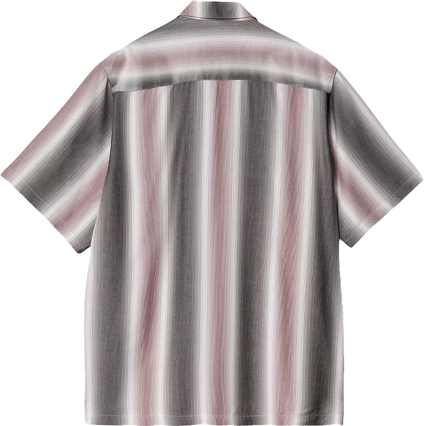 Carhartt Wip Camicia Ss Dashner Shirt Stripe Graphite White Graphitewhite Uomo - 2