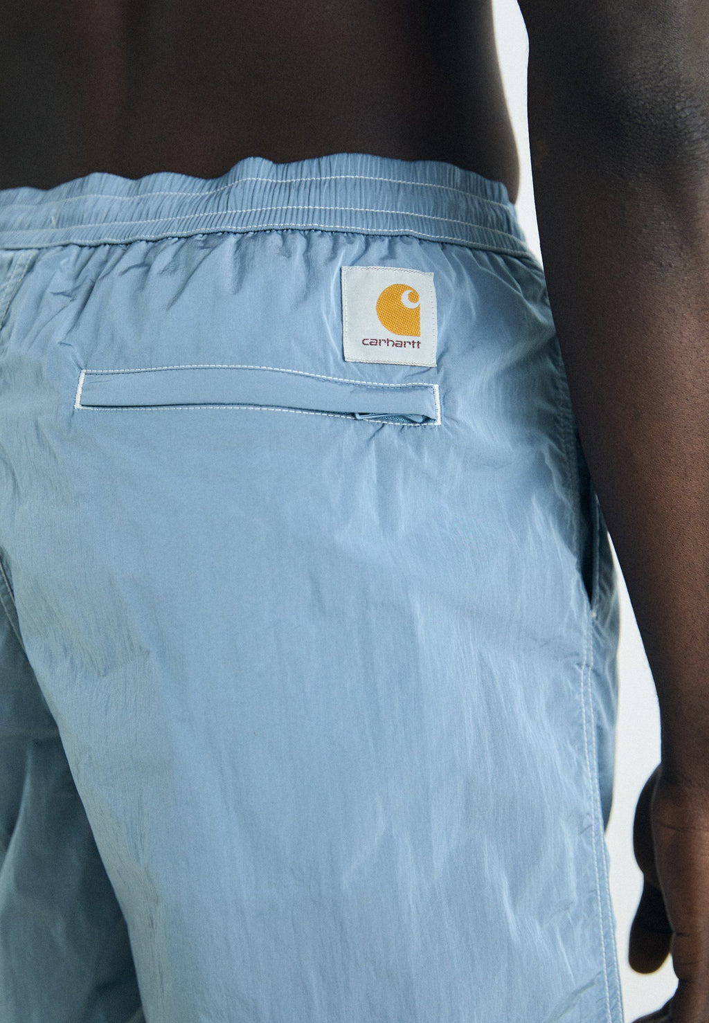 Carhartt Wip Costume Canby Swim Trunks Clay Blue White Claybluewhite Uomo - 3