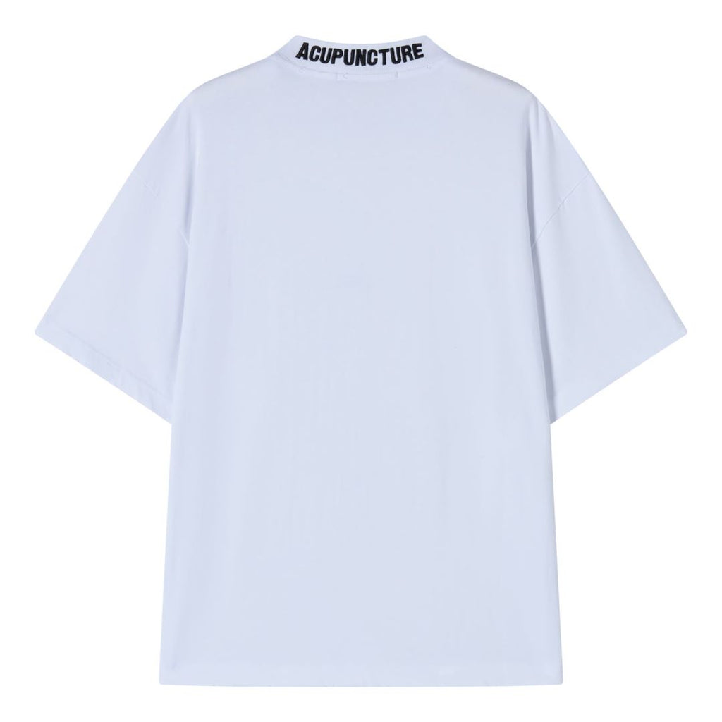 Acupuncture T-shirt Logo T-shirt Light Grey Lightgrey Uomo - 2