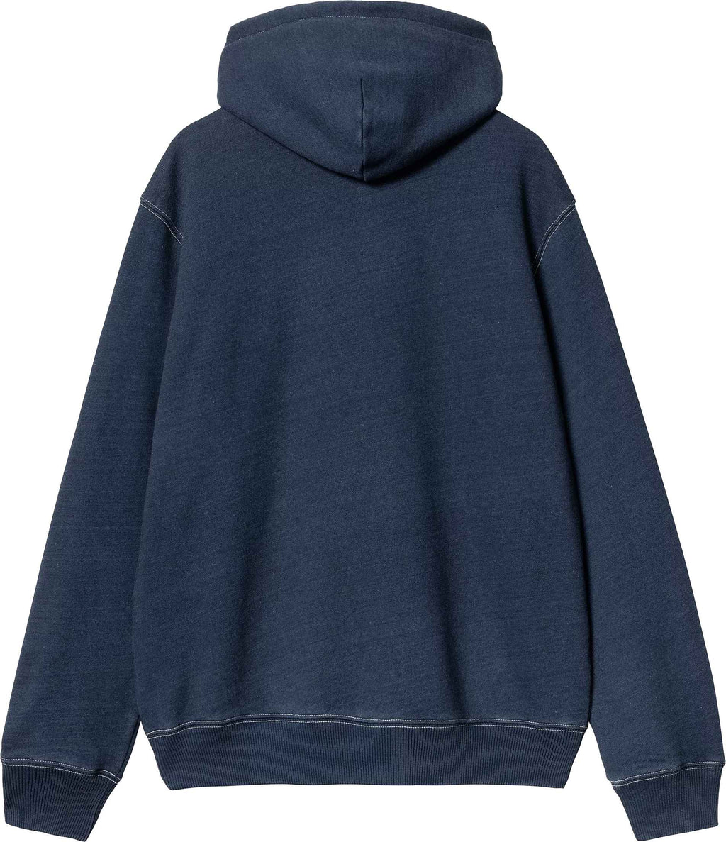 Carhartt Wip Felpa Hooded Ingo Sweat Dark Blue Garment Dyed Darkbluegarmentdyed Uomo - 2
