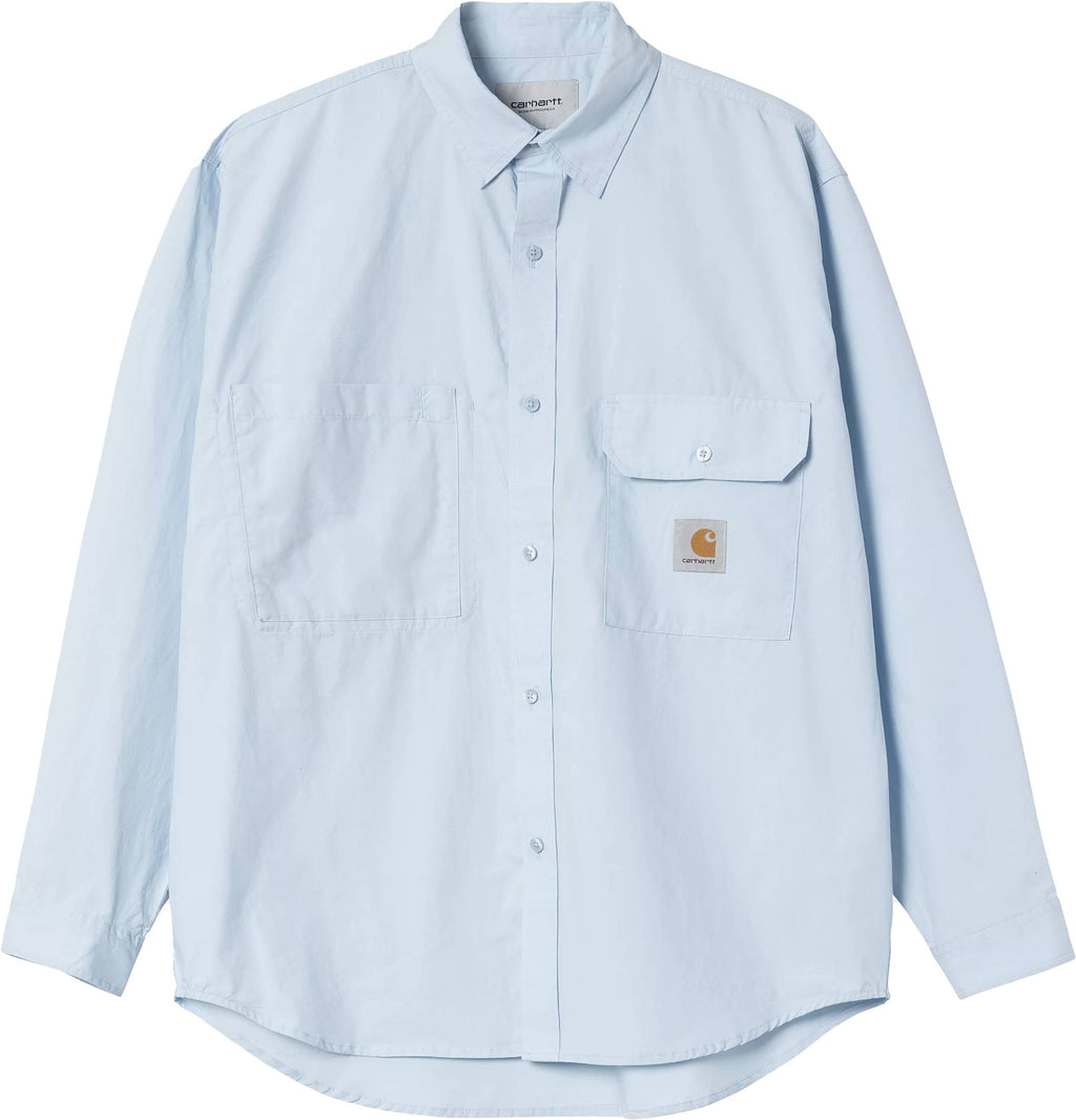 Carhartt Wip Camicia Ls Irwin Shirt Air Sky Airsky Uomo - 1