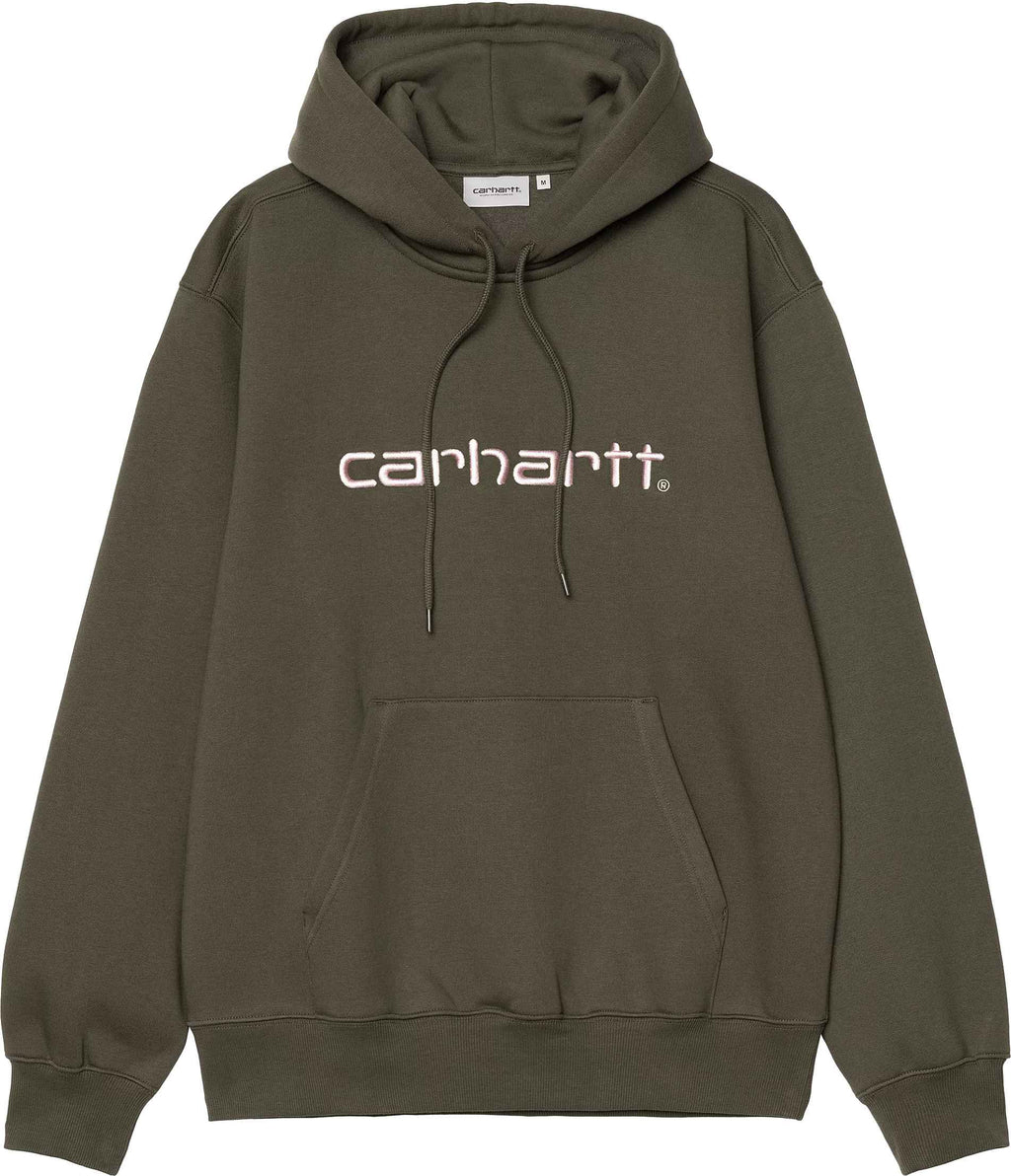 Carhartt Wip Felpa Hooded Carhartt Sweat Turtle Air Pink Turtleairpink Uomo - 1