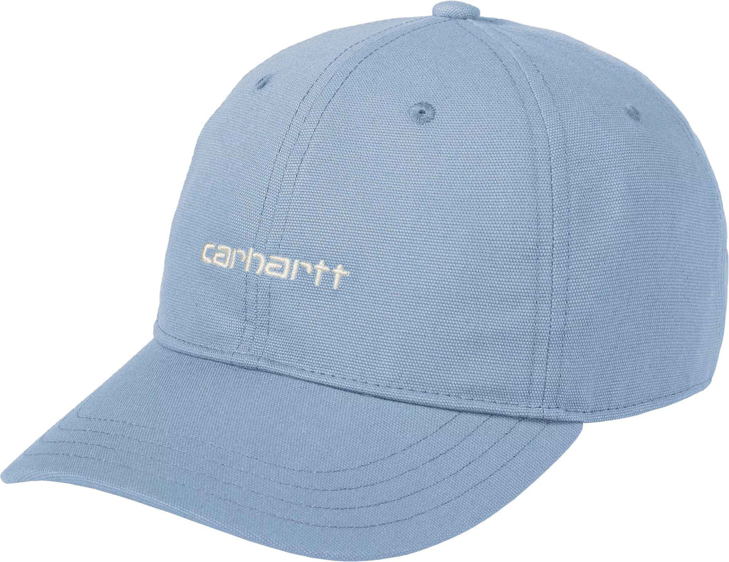 Carhartt Wip Cappello Canvas Script Cap Bluebird Wax Bluebirdwax Uomo - 1