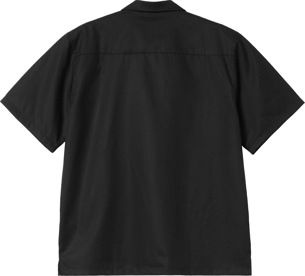 Carhartt Wip Camicia Ss Delray Shirt Black White Uomo - 2