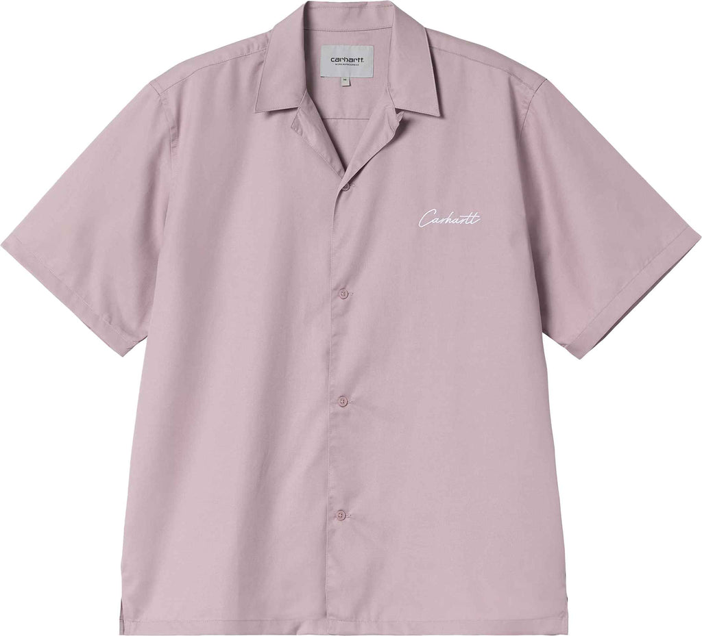 Carhartt Wip Camicia Ss Delray Shirt Hortensia White Hortensiawhite Uomo - 1