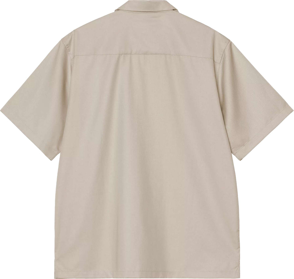 Carhartt Wip Camicia Ss Delray Shirt Fleur De Sel White Fleurdeselwhite Uomo - 2
