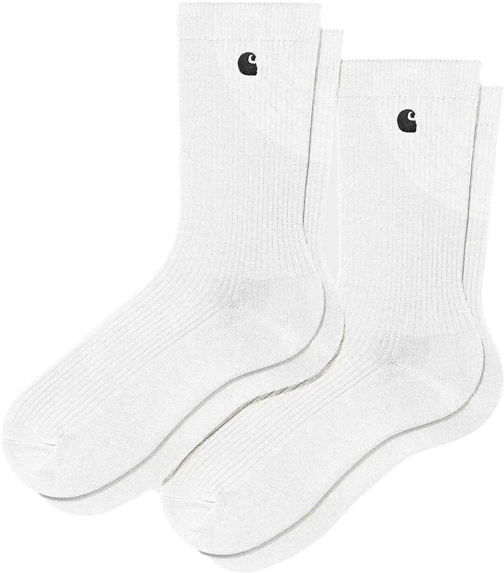 Carhartt Wip Calze Madison Pack Socks White Black White Black Uomo - 1