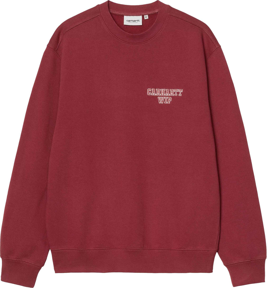 Carhartt Wip Felpa Alumni Sweat Scarlet Uomo - 1