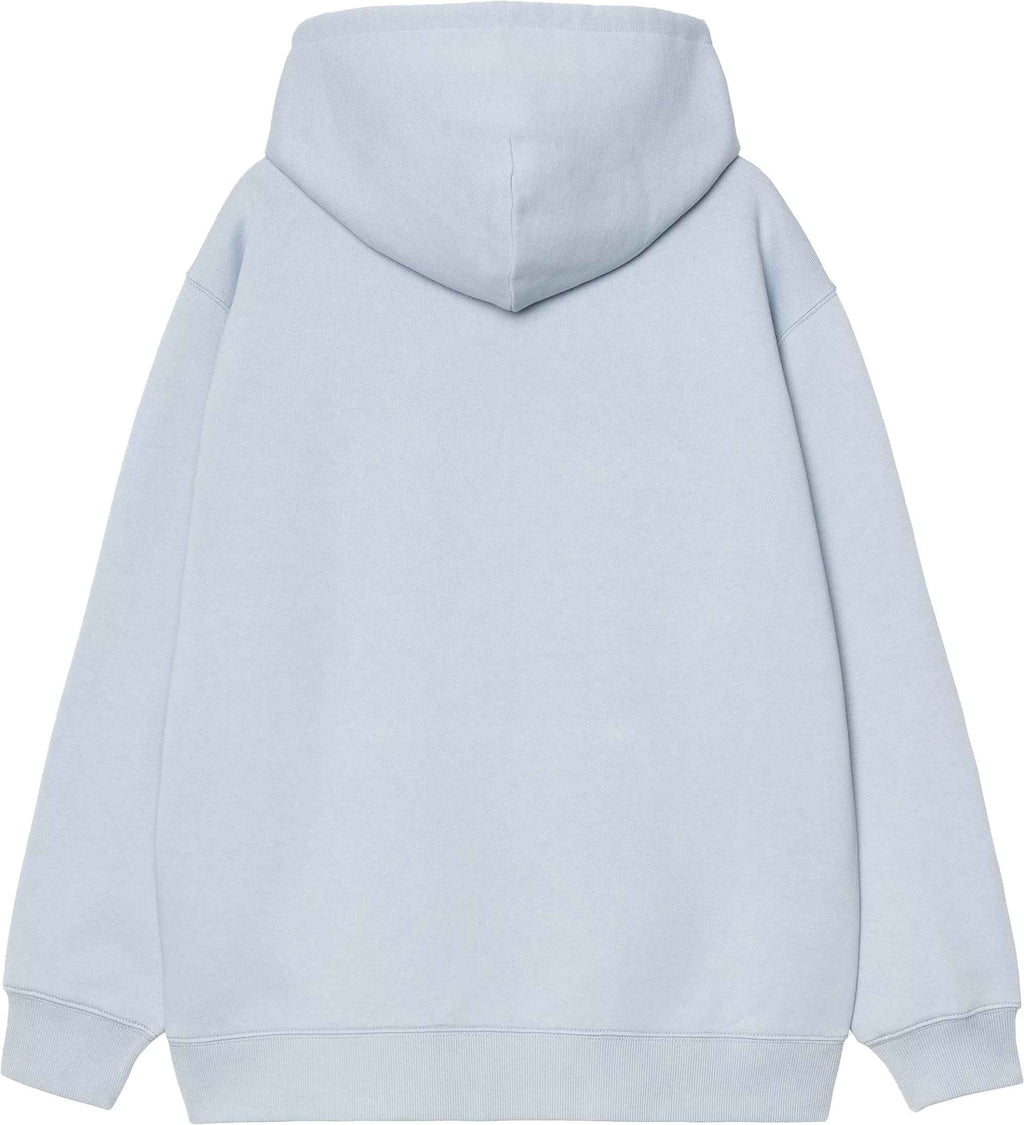 Carhartt Wip Felpa Women Hooded Carhartt Sweatshirt Blue Fog Pale Bluefogpale Donna - 2