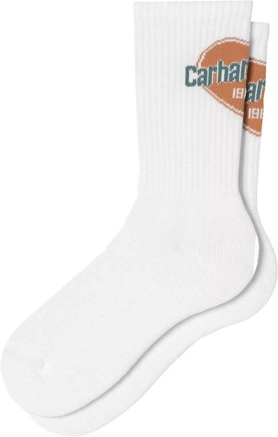 Carahrtt Wip Calze Growth Socks White Carhartt Wip Uomo