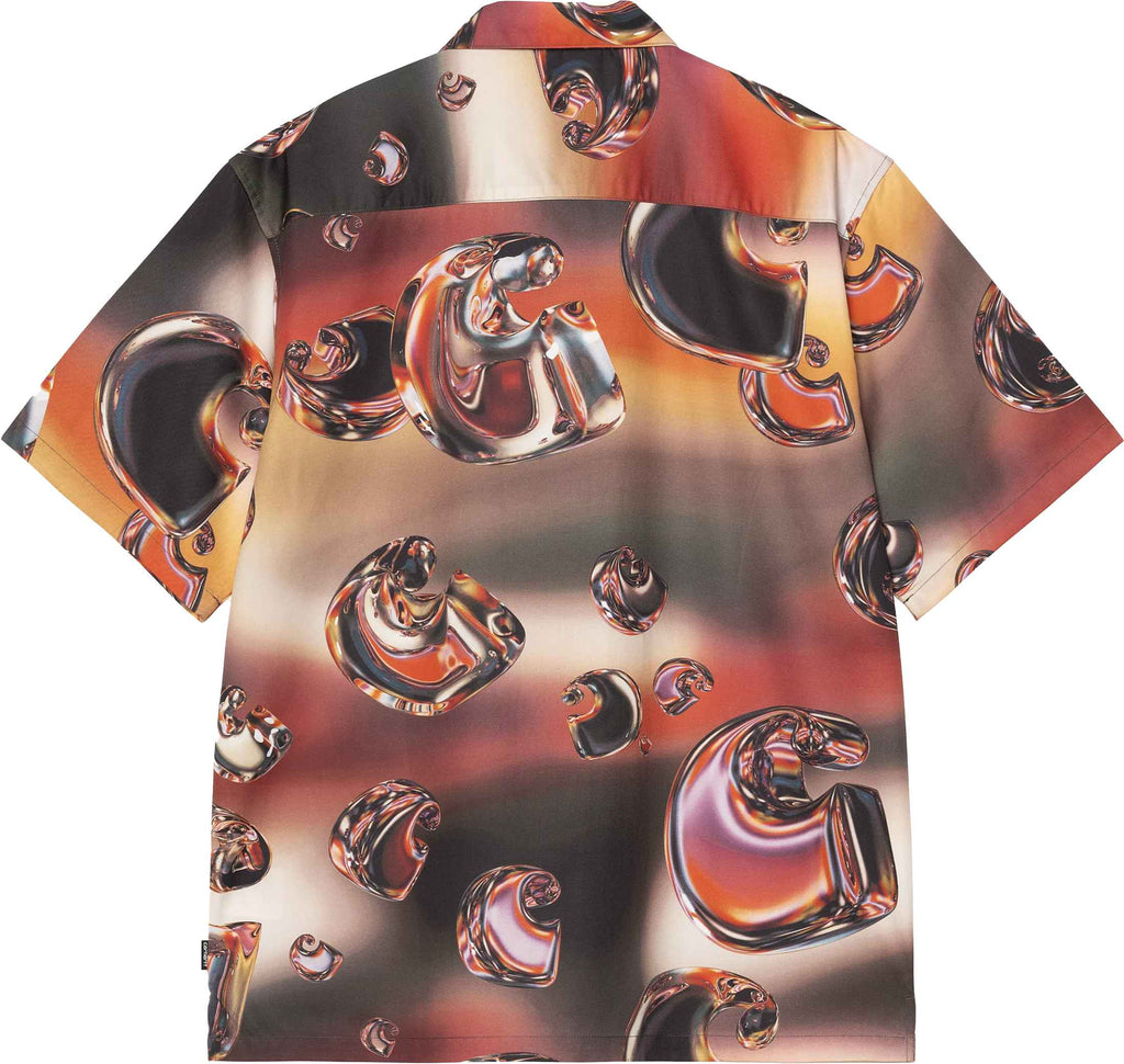 Carhartt Wip Camicia Ss Solar Chrome Shirt Solar Chrome Solarchrome Uomo - 2