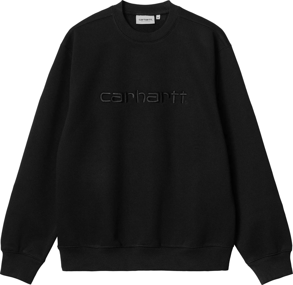 Carhartt Wip Felpa Carhartt Sweat Black Black Nero Uomo - 1
