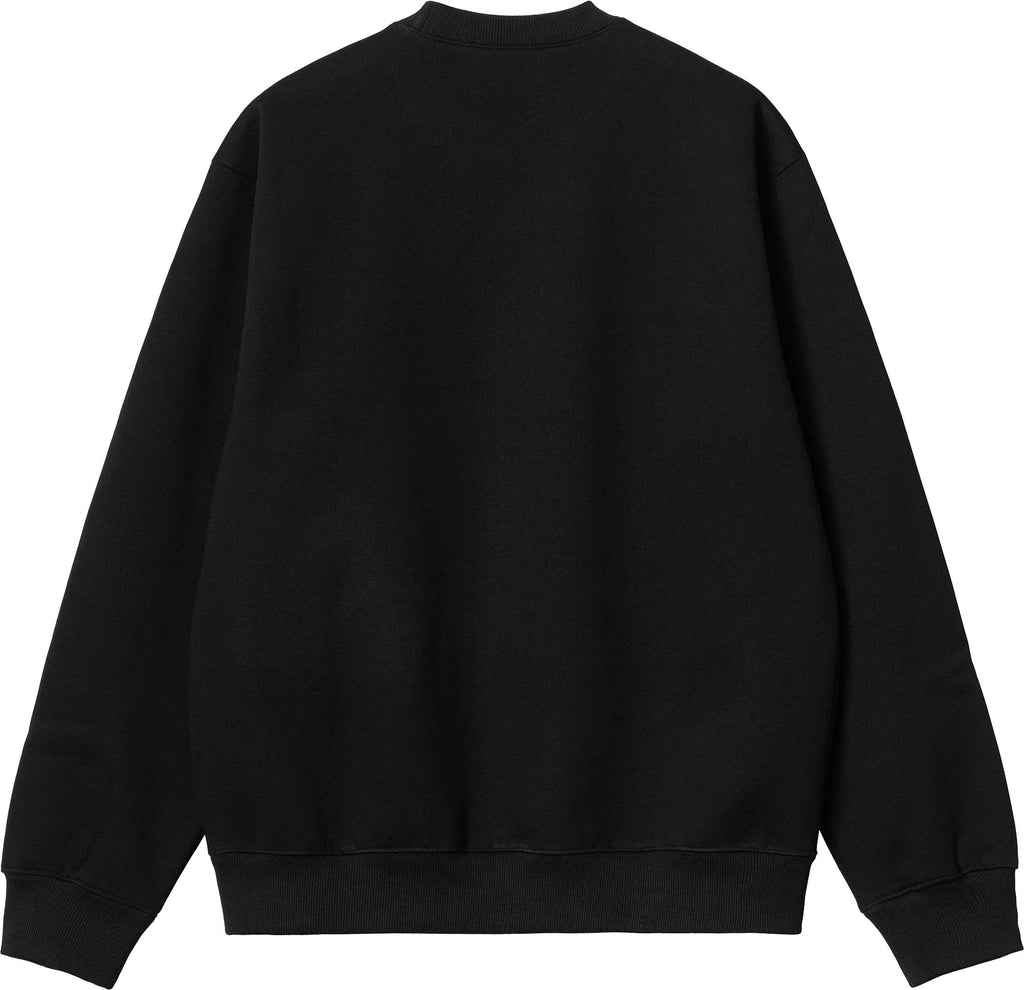 Carhartt Wip Felpa Carhartt Sweat Black Black Nero Uomo - 2