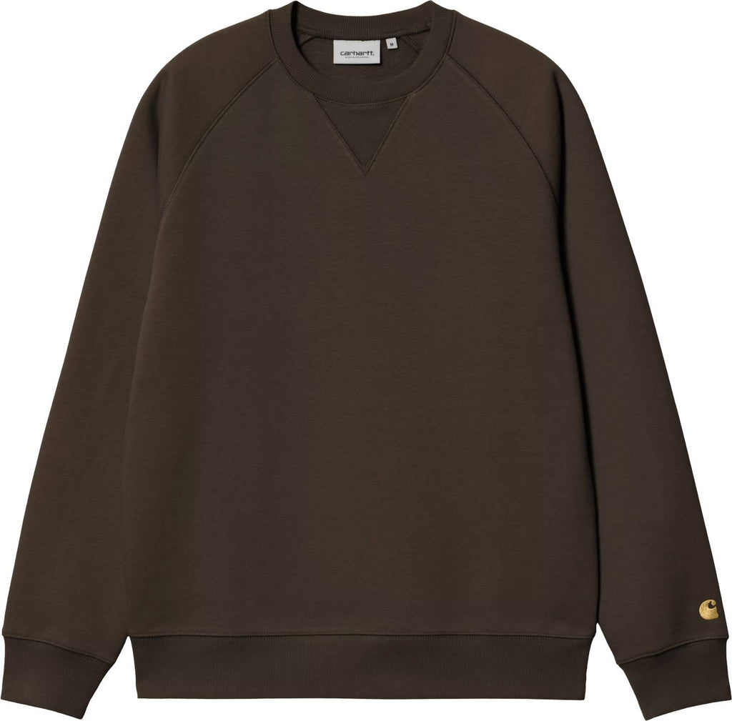 Carhartt Wip Felpa Chase Sweat Tobacco Gold Tobaccogold Uomo - 1
