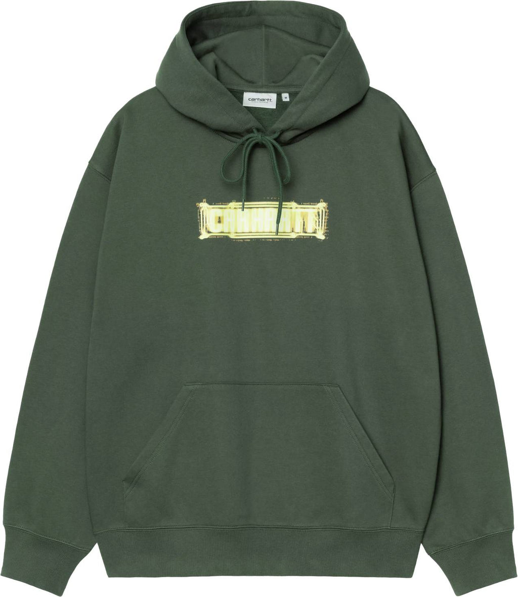 Carhartt Wip Felpa Hooded Electric Boogie Sweat Sycamore Tree Sycamoretree Uomo - 1