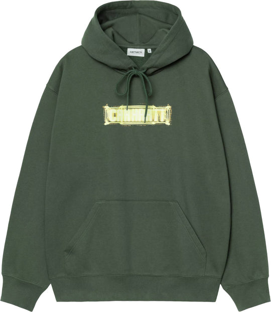 Carhartt Wip Felpa Hooded Electric Boogie Sweat Sycamore Tree Uomo Sycamoretree