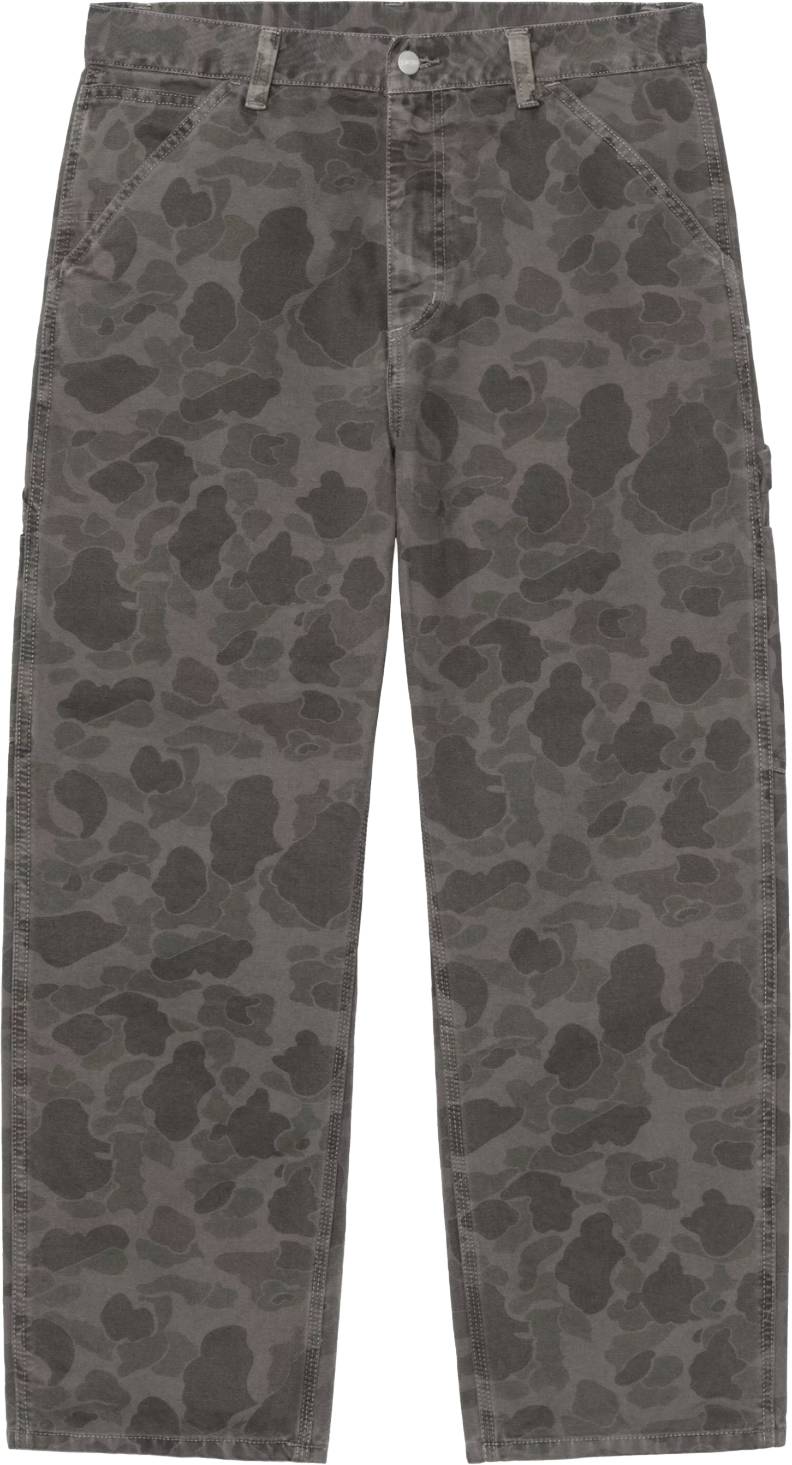 Carhartt Wip Carahrtt Wip Jeans Duck Signle Knee Pant Camo Duck Green Porphyr Garment Dyed Greenporphyrgarmentdyed Uomo - 2