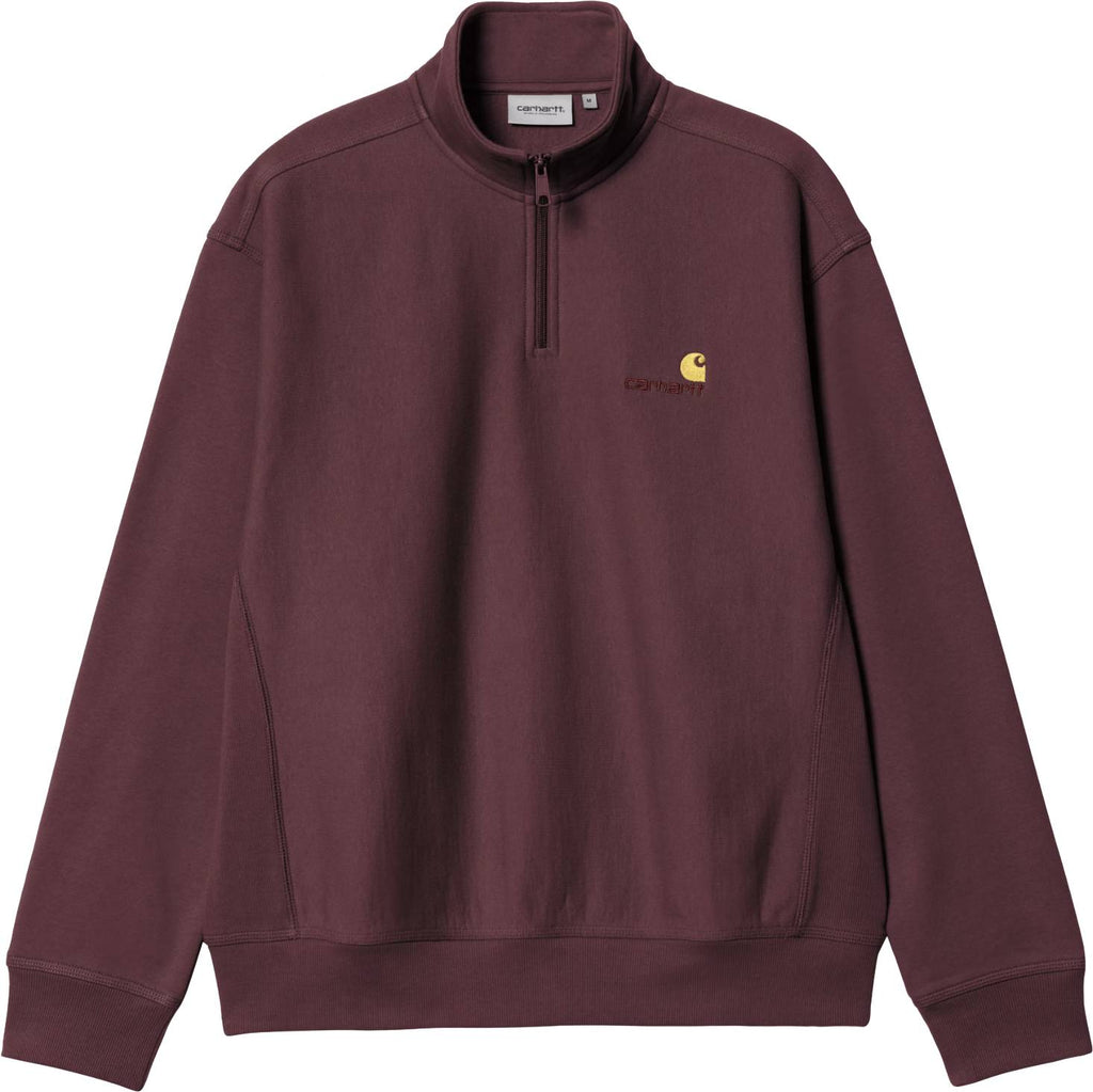 Carhartt Wip Felpa Half Zip American Script Sweat Rondo Uomo - 1