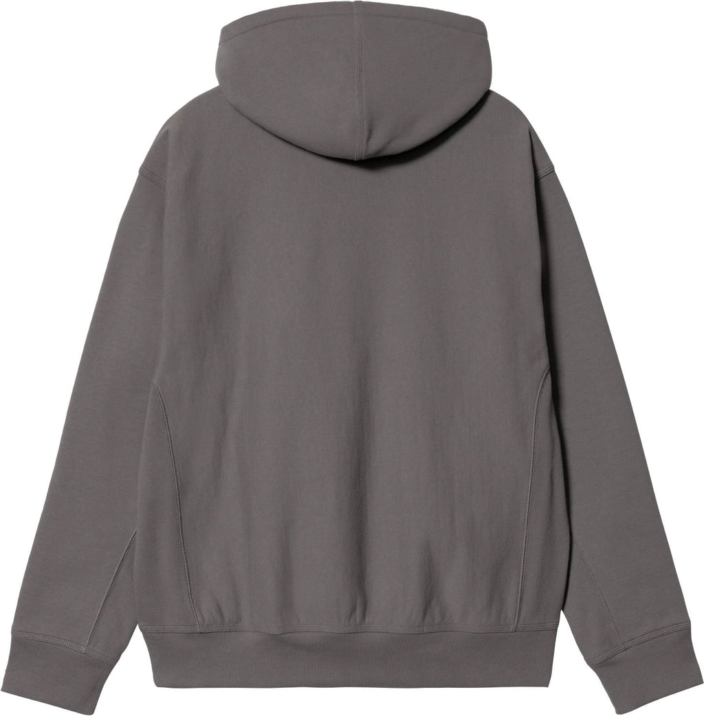 Carhartt Wip Felpa Hooded American Script Sweat Porphyry Uomo - 2