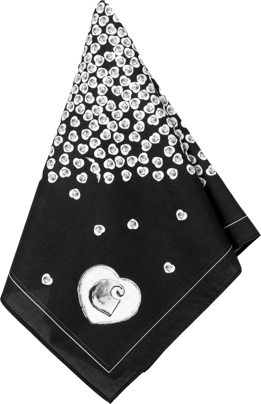 Carhartt Wip Bandana Hearth To Hartt Bandana Black Uomo - 1