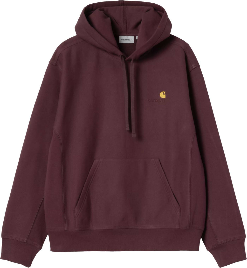 Carhartt Wip Felpa Hooded American Script Sweat Rondo Uomo - 1