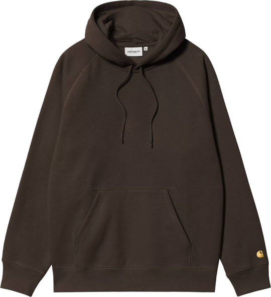 Carhartt Wip Felpa Hooded Chase Sweat Tobacco Gold Uomo Tobaccogold
