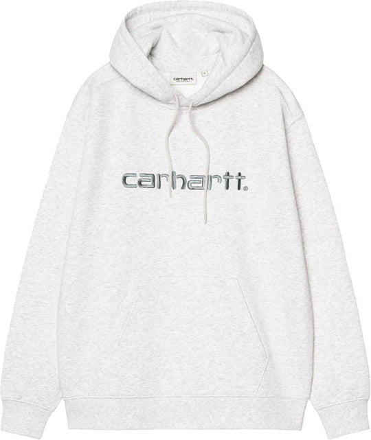 Carhartt Wip Felpa Women Hooded Carhartt Sweatshirt Ash Heather Citadel Uomo Ashheathercitadel